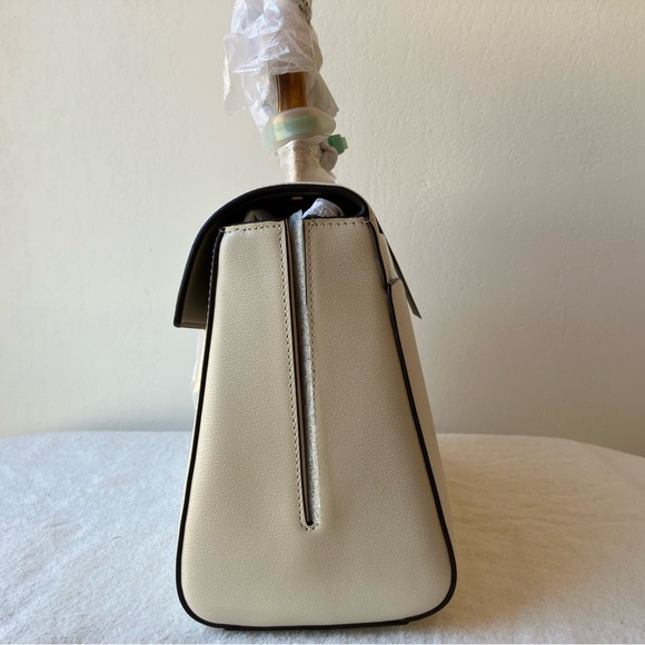 Kate Spade Katy Textured Leather Bamboo Medium Top-handle Bag - Picture 9 of 10